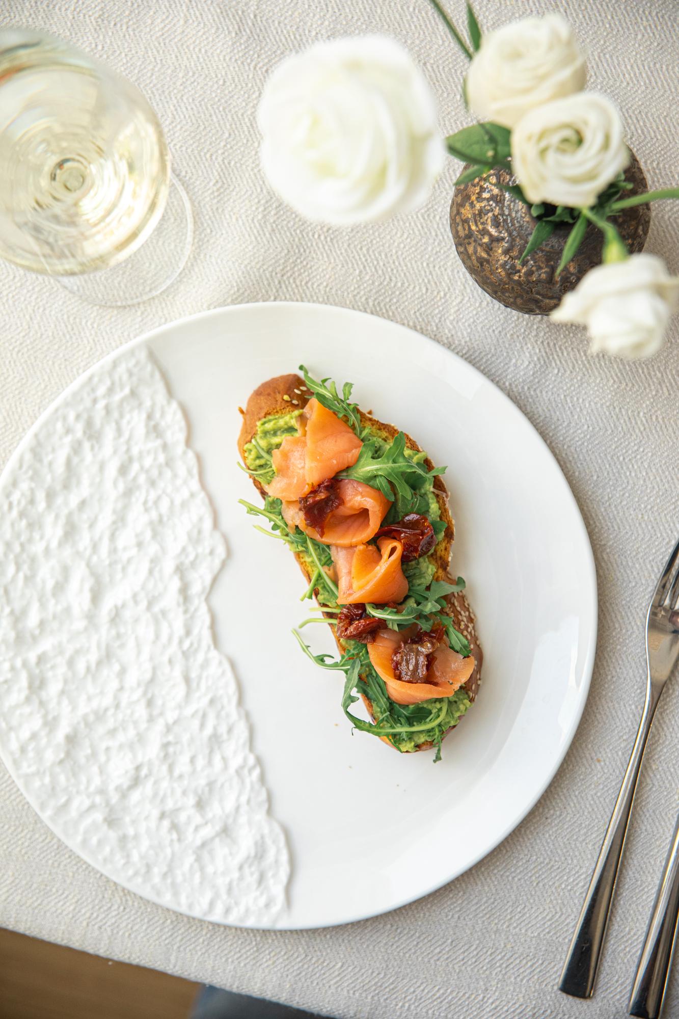 Large plated seasonal menu