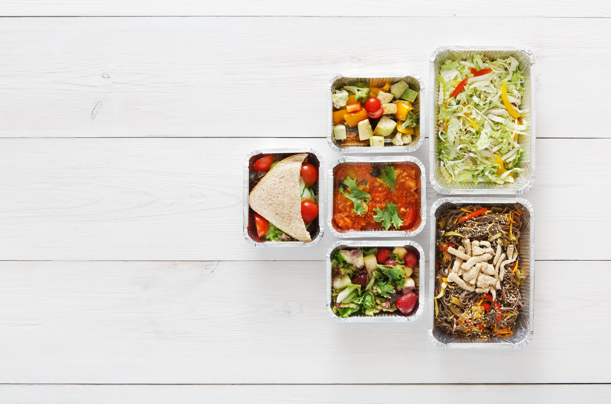 Boxed meal kit with labels